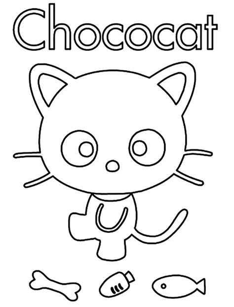 Chococat Coloring Page Printable Coloring Page For Kids Coloring Home