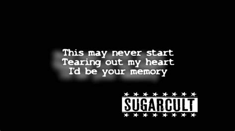 Sugarcult Memory Lyrics Youtube
