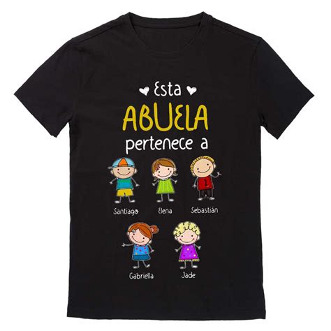 Personalized Abuela Spanish Grandma Belongs T Shirt Ap261 81o34