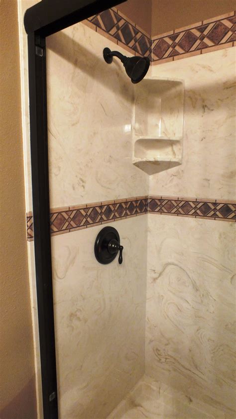 Ed in alabama says, my wife and i are getting older and i feel the need to install grab bars in our showers. Cultured Marble Showers by Marble Masters LLP - Seguin, Texas Oil Rubbed Bronze… | Cultured ...
