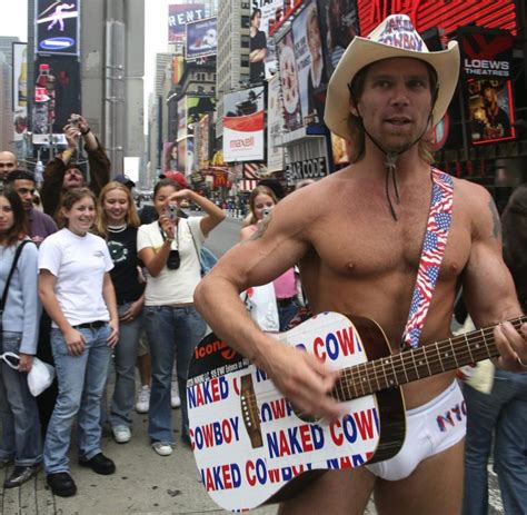 Nyc Naked Cowboy Editorial Stock Photo Image Of Tourists Hot Sex Picture