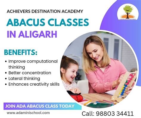 Achievers Destination Academy Ada Abacus Classes Now In Aligarh Uttar