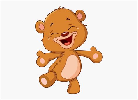 Cute Cartoon Baby Bears Clipart Happy Teddy Bear Cartoon