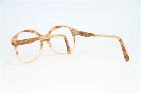 vintage lizon romy gradient brown eyeglasses optical frame eyeworld market