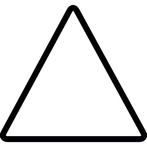 Triángulo Forma Geométrica Icono Gratis