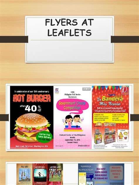 Flyers At Leaflets Pdf