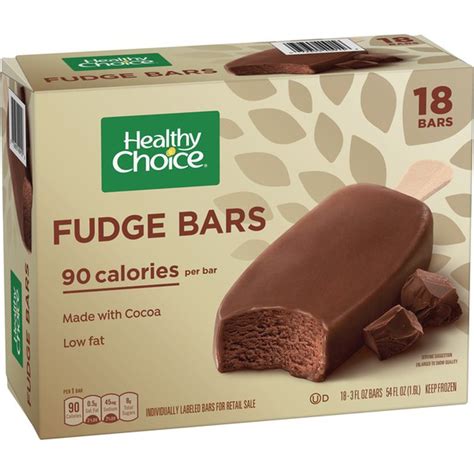 Healthy Choice Premium Fudge Bars Oz Instacart