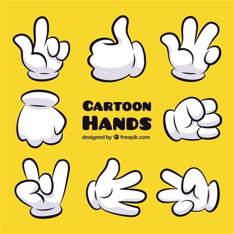 Premium Vector Cartoon Hand Gestures