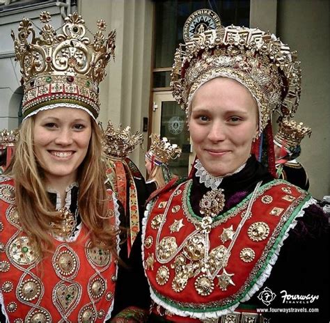 Norwegian Brides Wears A Silver Crown On Their Wedding Day To Protect