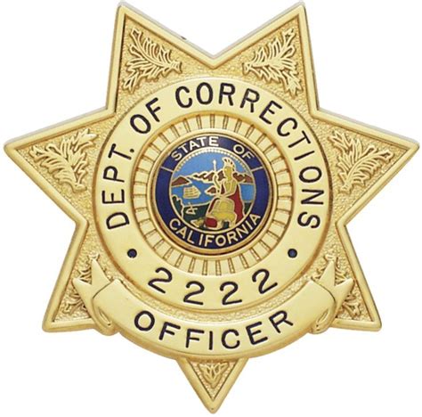 California Dept Corrections Officer Badge Sw S243b 775×766