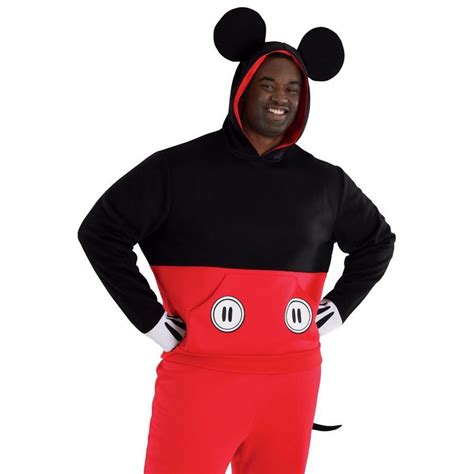 Adult Mickey Mouse Plus Size Sweatsuit Costume Disney Party City
