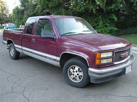 Purchase Used 1995 Gmc Sierra 1500 Extended Cab Truck V6 In Fresno