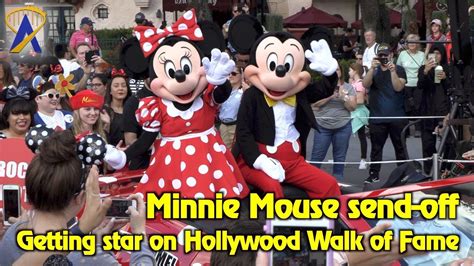 Minnie Mouse Send Off Celebration For Star On Hollywood Walk Of Fame