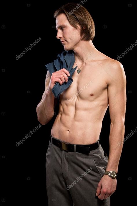 Attractive Man Shirtless Stock Photo By ©nickp37 104460506
