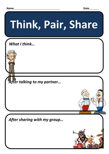 Assessment For Learning Think Pair Share By Robbo147 Teaching