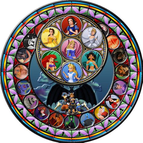 Kingdom Hearts Stained Glass By Maleficent84 On Deviantart