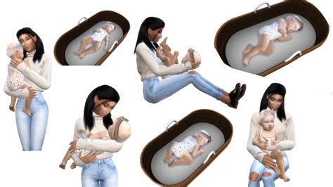 Puddinsims 4 Poses — Little One Posepack
