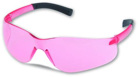 bouton eva women s safety glasses pink temple clear lens ansi z87 personal protective equipment