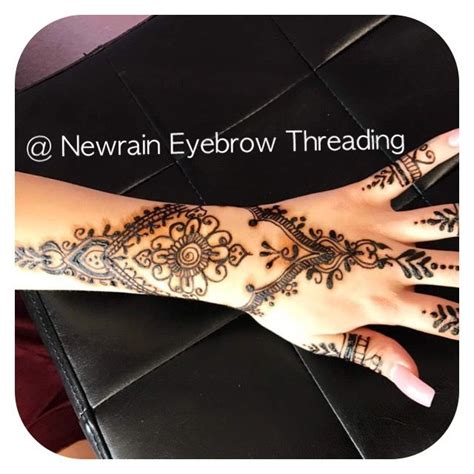Henna tattoos symbolize beauty, happiness, and joy. Pin by Newrain Eyebrow Threading on Henna Tattoos | Henna ...