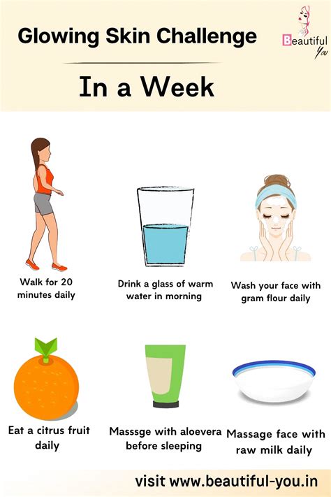 Here Are Simple Tips To Follow To Get A Glowing Skin Naturally At Home In A Week Clearskin