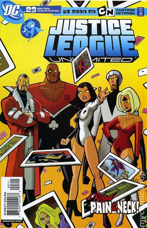 Justice League Unlimited 2004 23 Dc Comics Book Cover Art Super Heroes Villians Justice League