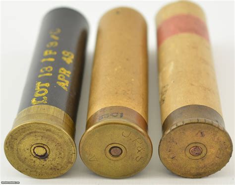 Lot Of British 1 Inch Flare Cartridges Including Proof Load