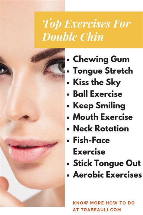 how to get rid of double chin exercises at home overnight trabeauli chin exercises double