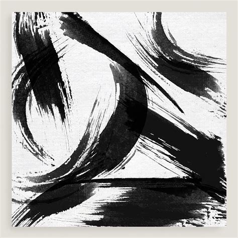 Black And White Abstract Canvas Art Maxipx