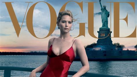 Jennifer Lawrence In Vogue Actress Poses For Magazine Completely Nude