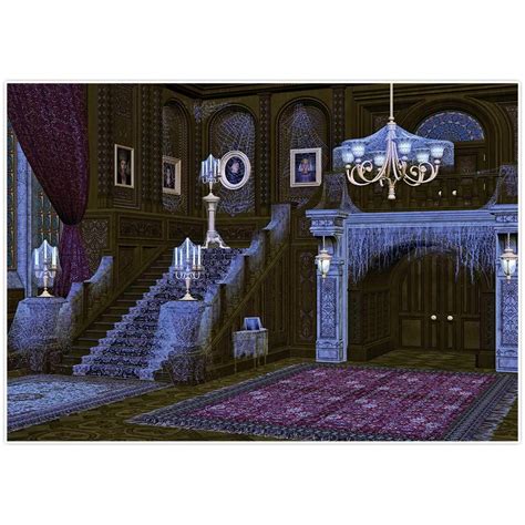 Buy Allenjoy 7x5ft Halloween Haunted House Backdrop Middle Ages Retro