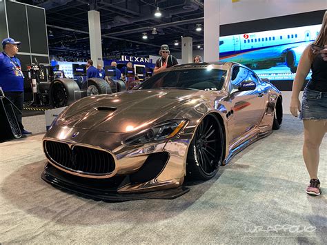 Personal car wraps are available for all kinds of vehicles, as well as in chrome, matte, and colour changing finishes. Rose Gold Chrome Maserati Gran Turismo Wrap | Wrapfolio
