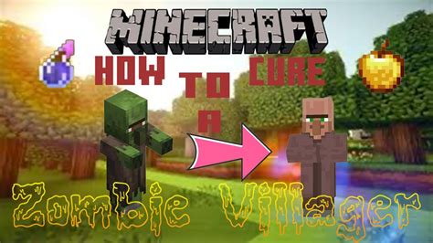 How To Cure Zombie Villager Minecraft Minecraft Youtube