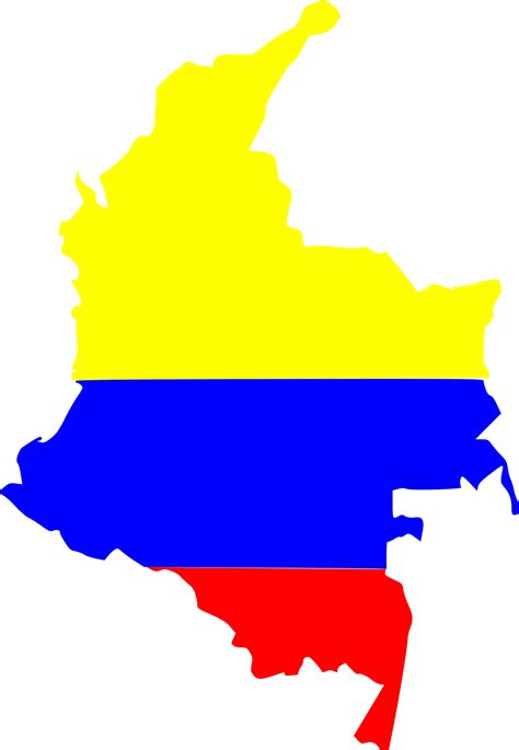 Map Of Colombia Mapa De Colombia Vector Png Free Tran