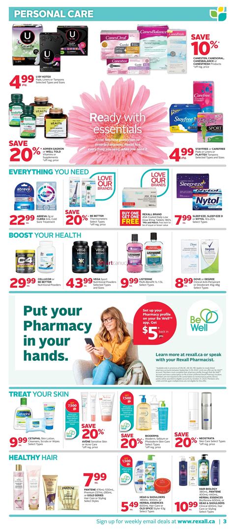 Rexall Pharmaplus Flyer Rexall Pharmaplus Flyers Deals And Coupons