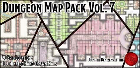 Dungeon Map Pack 7 Foundry Virtual Tabletop