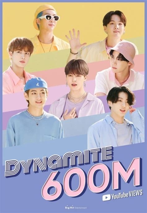 Bts（防弾少年団）「dynamite」mv再生回数が6億回を突破！通算9本目を記録 ペ・ヨンジュンさんが好き