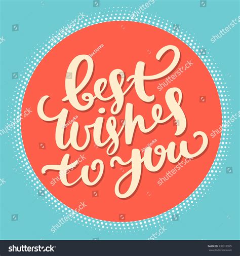 Best Wishes Card Stock Vector Royalty Free 330018995