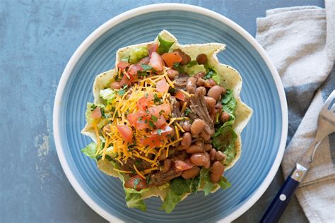 Gluten free chalupas, a homemade taco bell style recipe. Spicy Beef Chalupa Bowls
