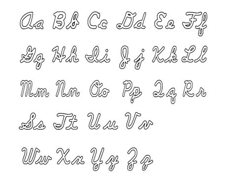 5 Best Free Printable Font Styles Alphabet Printable Jd