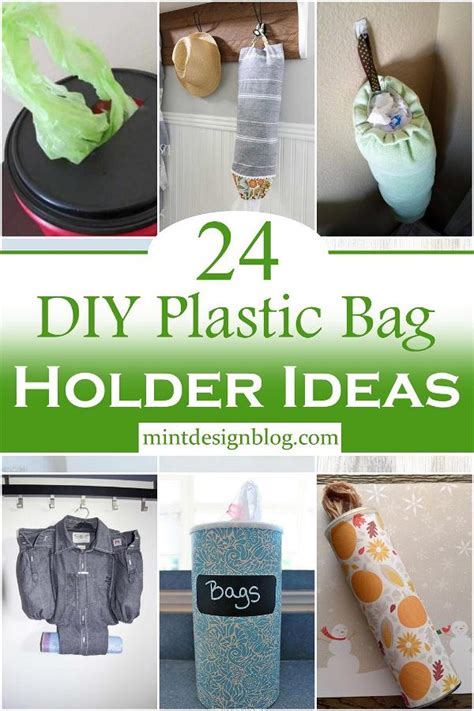 Diy Plastic Bag Holder Ideas Mint Design Blog