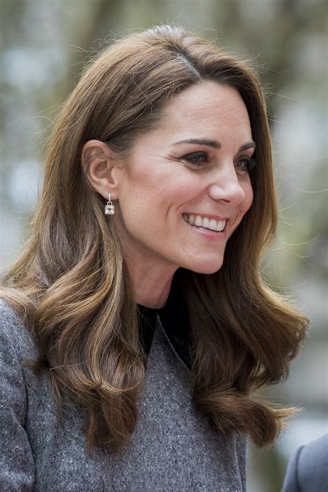 Kate Middleton Wows In Grey Belted Dress And Hat Combo At Kings