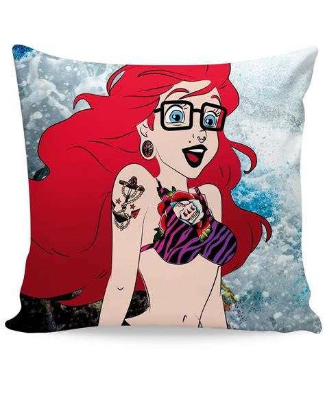 Hipster Ariel Couch Pillow Hipster Ariel Couch Pillows Edm Girls