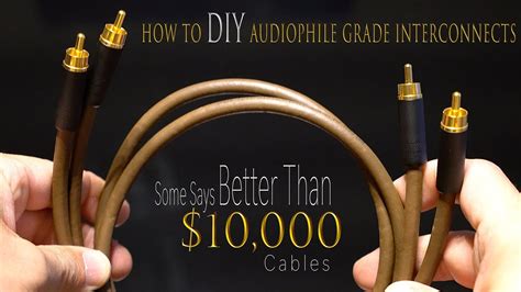 30 Audiophile Grade Rca Interconnects Diy Better Sounding High