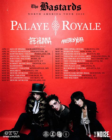Palaye Royale Announce 'The Bastards' North America Headline Tour And ...