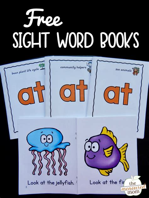 Print This Set Of Free Books To Teach The Sight Word At Perfect For