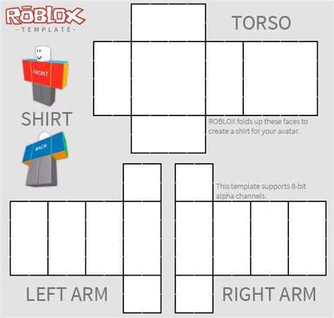 Roblox Shirts In Template Form
