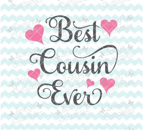 Best Cousin Ever Svg Best Cousins Best Cousin Forever Etsy Uk