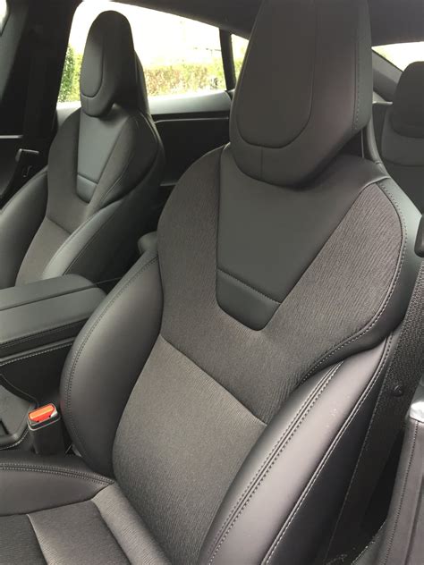 Multi Pattern Black Seats Tesla Motors Club