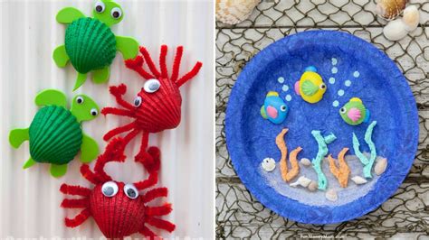 11 Seashell Crafts For Kids Diy Thought