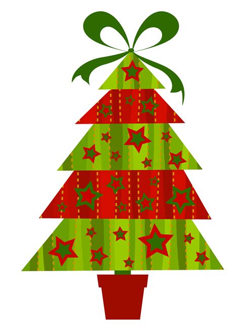 Modern Christmas Tree Clipart Free Clipground